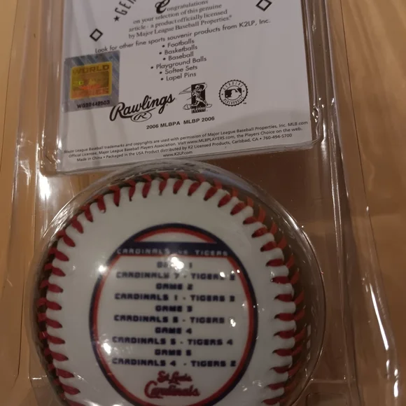 2006Rawlings St. Louis Cardinals World Series Champs Souvenir Baseball Brand New - Picture 6 of 8